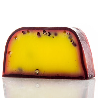 Tranche de Savon artisanal - Fruits de la passion 100 gr - Tranche de savon artisanal