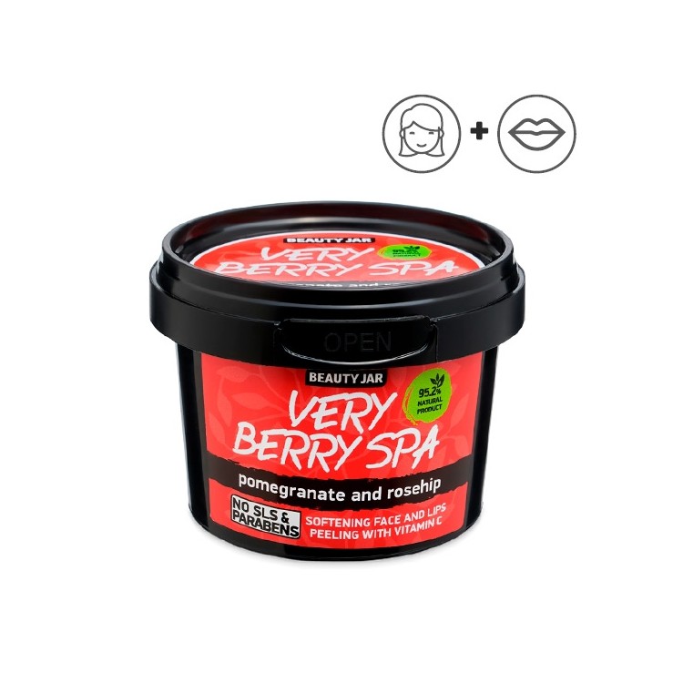 PRECOMMANDE Gommage lissant pour le visage et les lèvres - Grenade et rose musquée