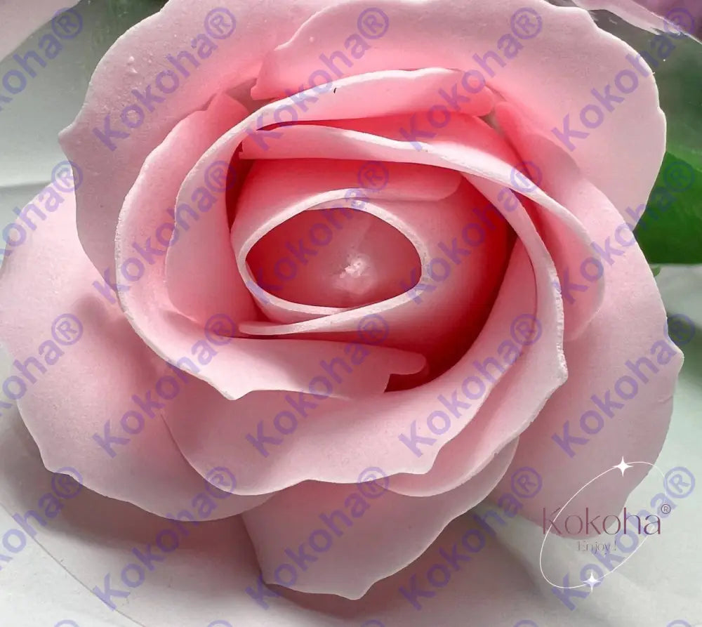 Roses de savon - Rose clair - rose de savon