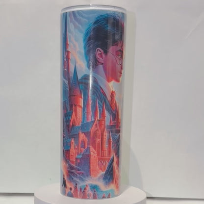 Tumbler A035 - 590ml en Acier Inoxydable – Gourde Thermos Isotherme Chaud et Froid | Avec Paille