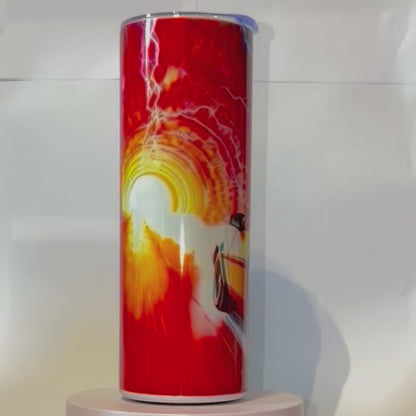 Tumbler A056 - 590ml en Acier Inoxydable – Gourde Thermos Isotherme Chaud et Froid | Avec Paille