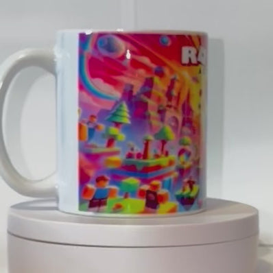 Mug B033 325ml en Céramique – Tasse Blanche Haute Qualité | Résistant Lave-vaisselle et Micro-ondes