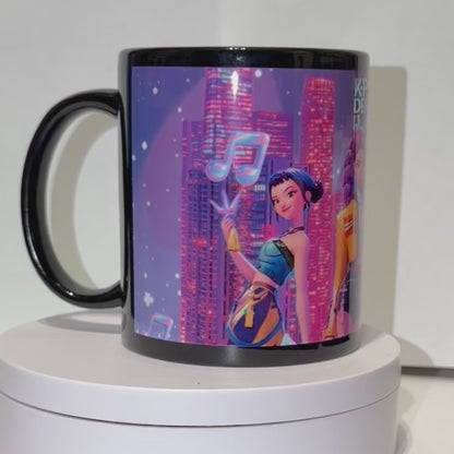 Mug N001 325ml en Céramique – Tasse Noire Haute Qualité | Résistant Lave-vaisselle et Micro-ondes