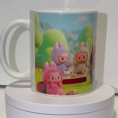 Mug B010 325ml en Céramique – Tasse Blanche Haute Qualité | Résistant Lave-vaisselle et Micro-ondes