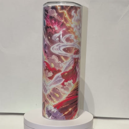Tumbler A005 - 590ml en Acier Inoxydable – Gourde Thermos Isotherme Chaud et Froid | Avec Paille