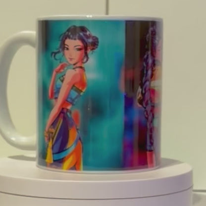 Mug B039 325ml en Céramique – Tasse Blanche Haute Qualité | Résistant Lave-vaisselle et Micro-ondes
