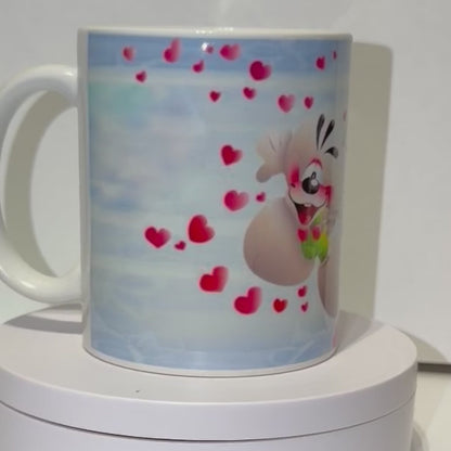 Mug B007 325ml en Céramique – Tasse Blanche Haute Qualité | Résistant Lave-vaisselle et Micro-ondes