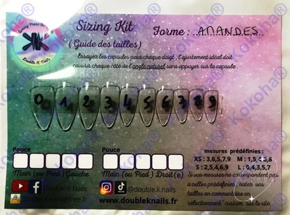 Sizing Kit Amande Sizing (Guide De Tailles)