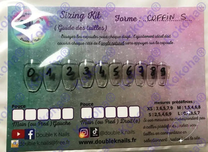 Sizing Kit Coffin S Sizing (Guide De Tailles)