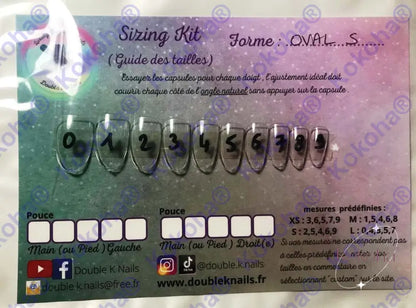 Sizing Kit Oval Sizing (Guide De Tailles)