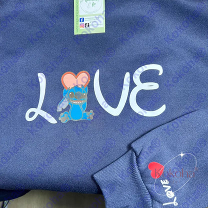 Sweat L.o.v.e. Personnalisé - Cliquer Sur La Photo Pour Personnaliser